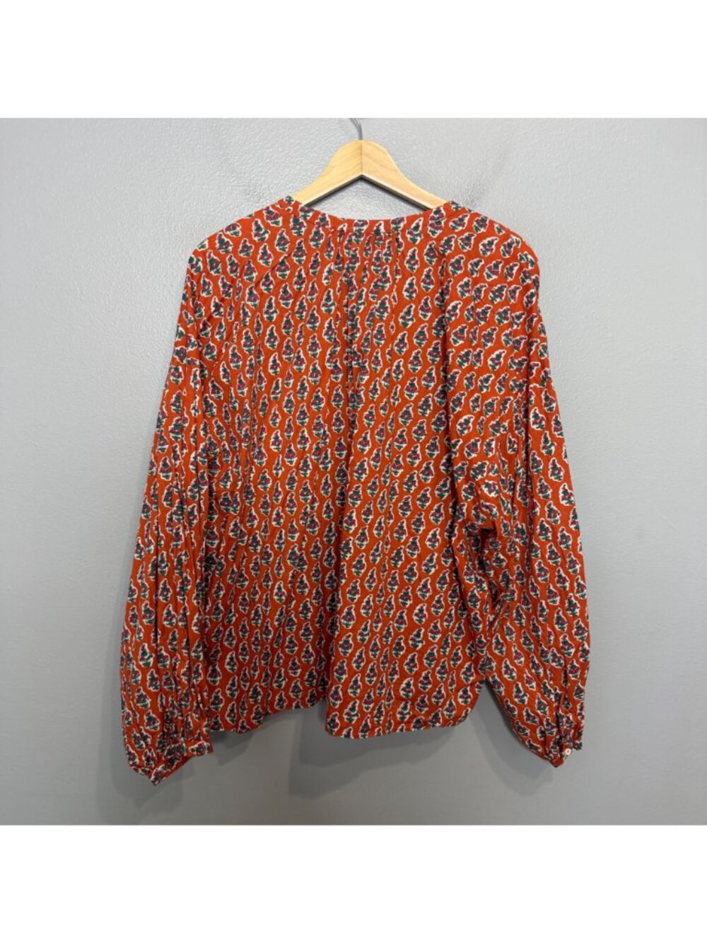 DOEN The Jane Blouse in Calico Canyon Blooms size XL - Picture 9 of 10